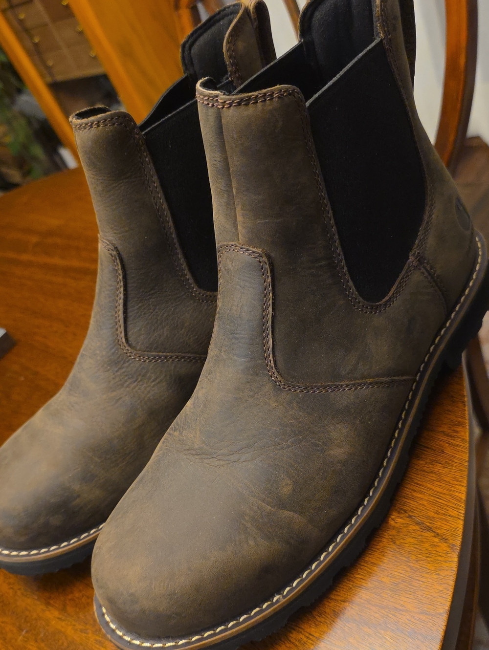 Men's 11 Carhartt Chelsea Work Boots - Brown